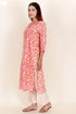Bizzy Lizzy Kurta Pant Set With Dupatta In Block Print